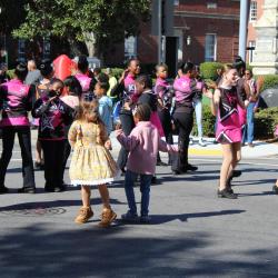 dance group in street