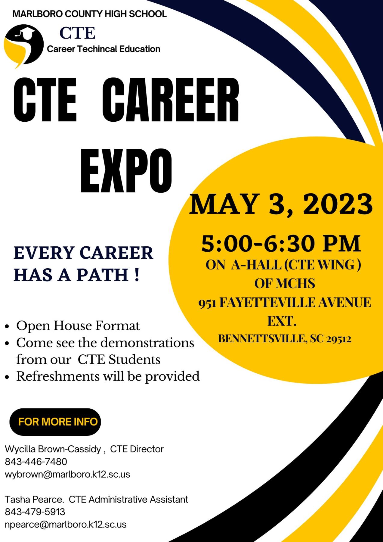 MCHS CTE Career Expo City of SC