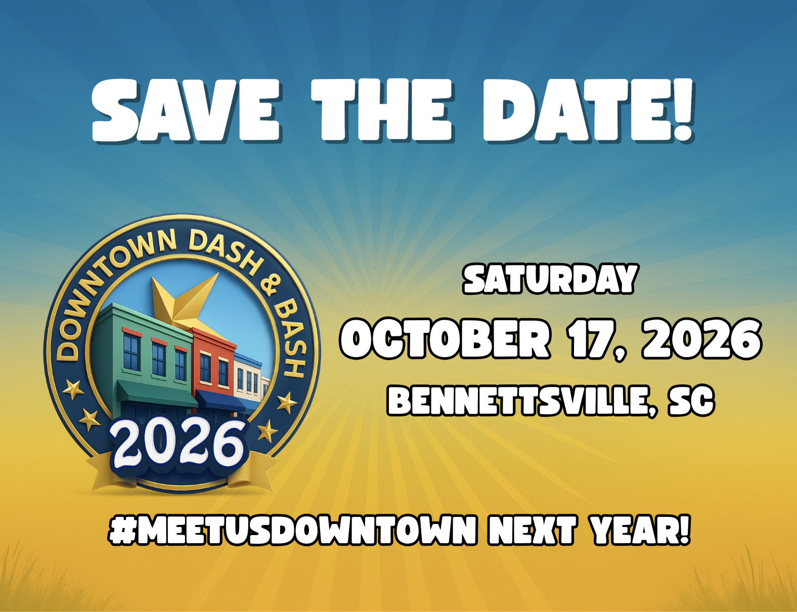 Dash & Bash Save the Date