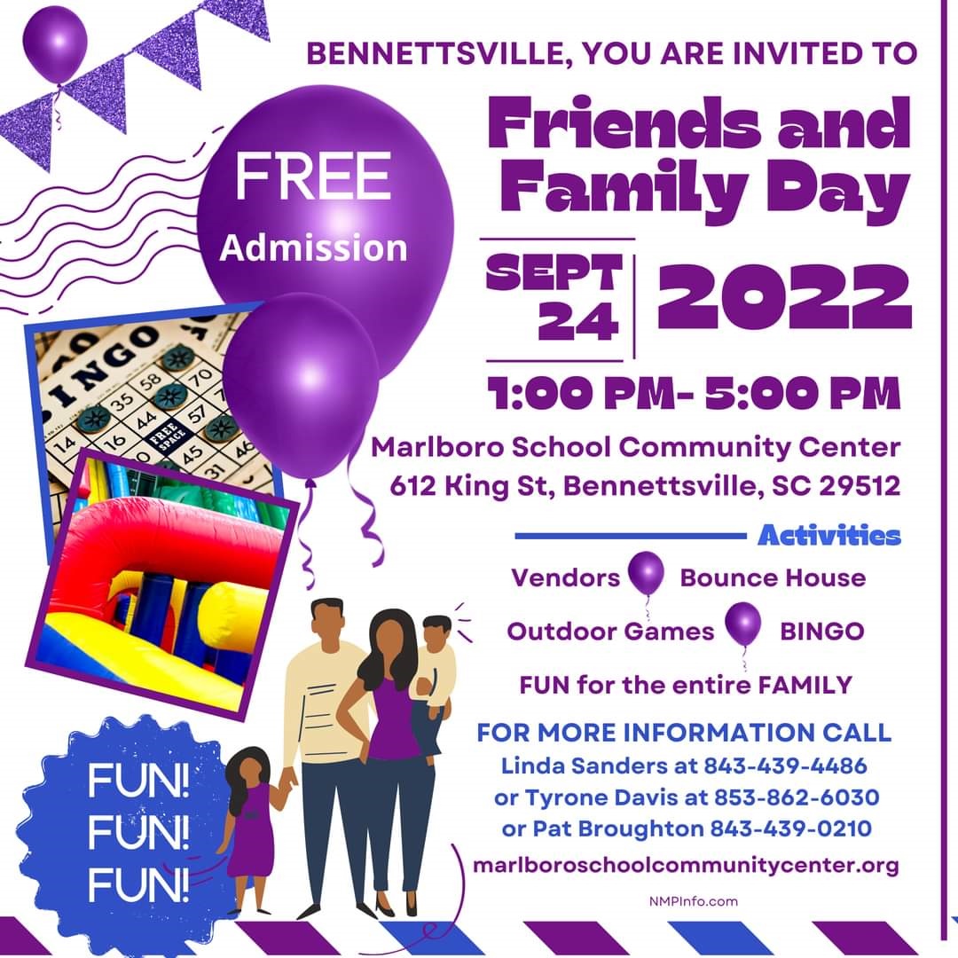 Marlboro School Family and Friends Day flyer