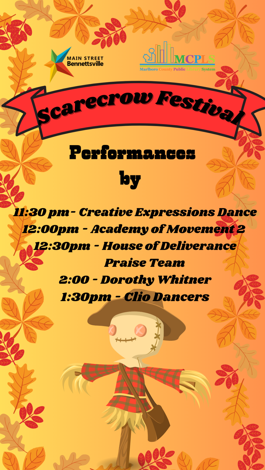 Scarecrow Festival City of SC