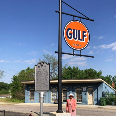 The Gulf Sign - Black Business District 